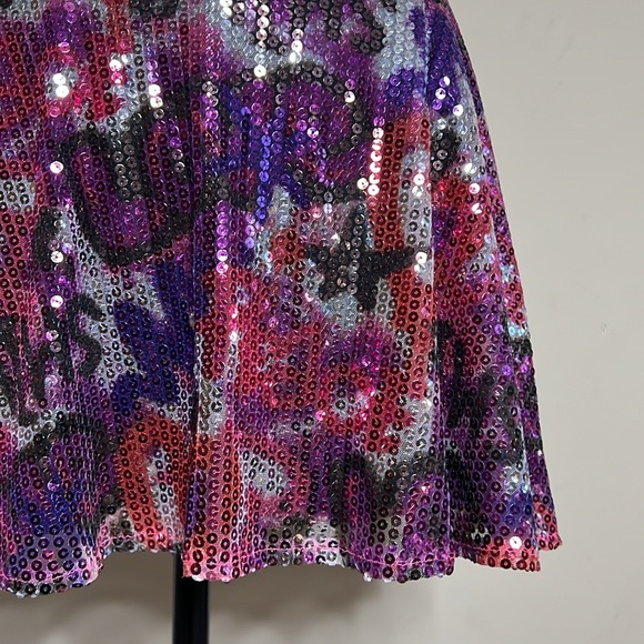 NWT Justice Girl Sparkly Mini Skirt - Picture 5 of 5